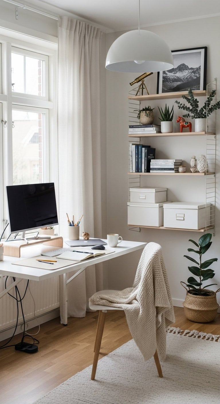 scandinavian minimalism with warmth