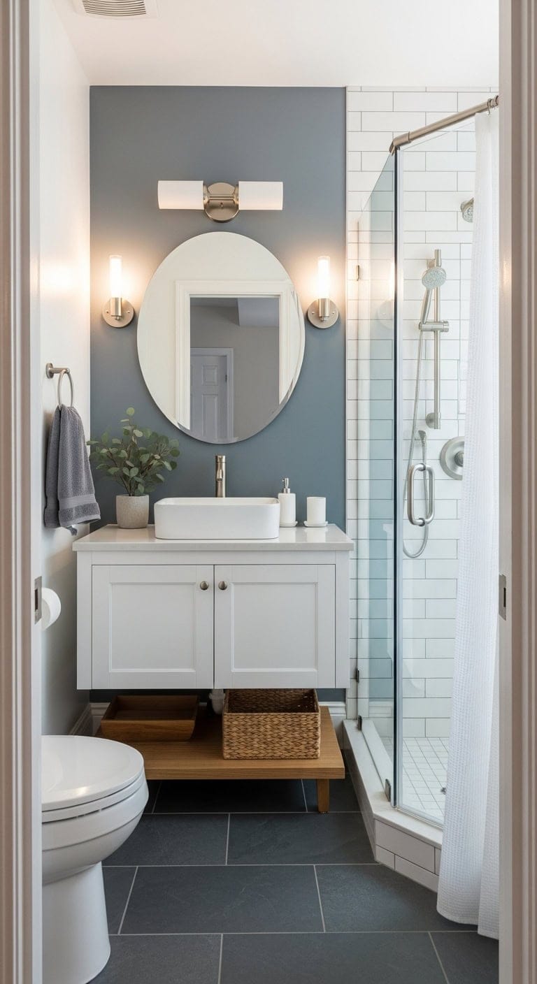 scandinavian simplicity with moody accents