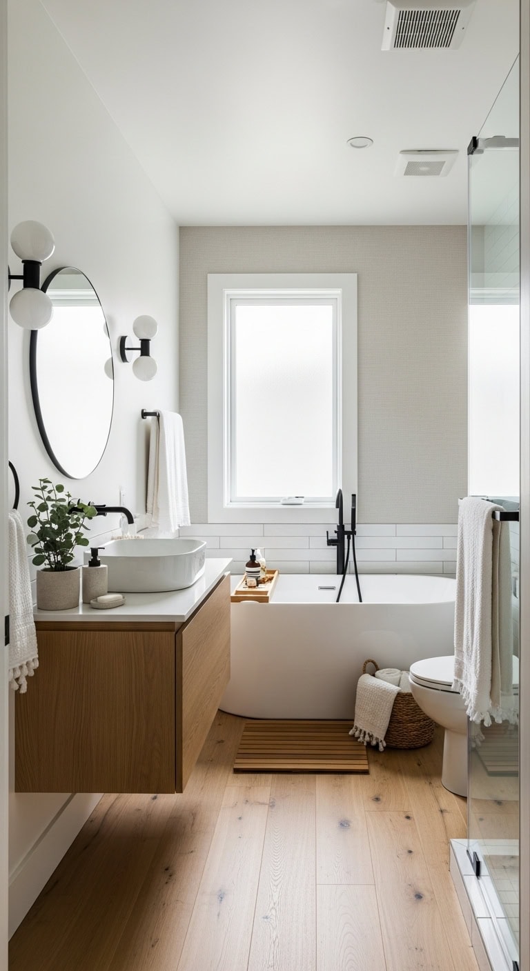 scandinavian spa inspired minimalism