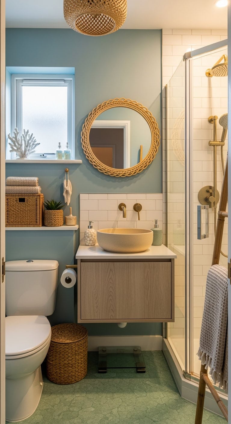 seafoam sand rattan retreat