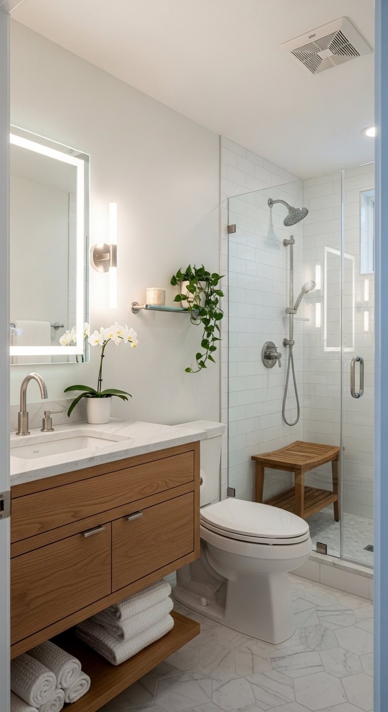 serene small space luxury retreat