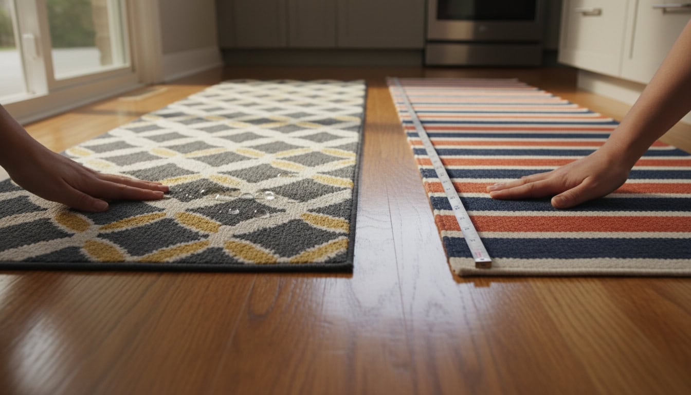 size material backing maintenance