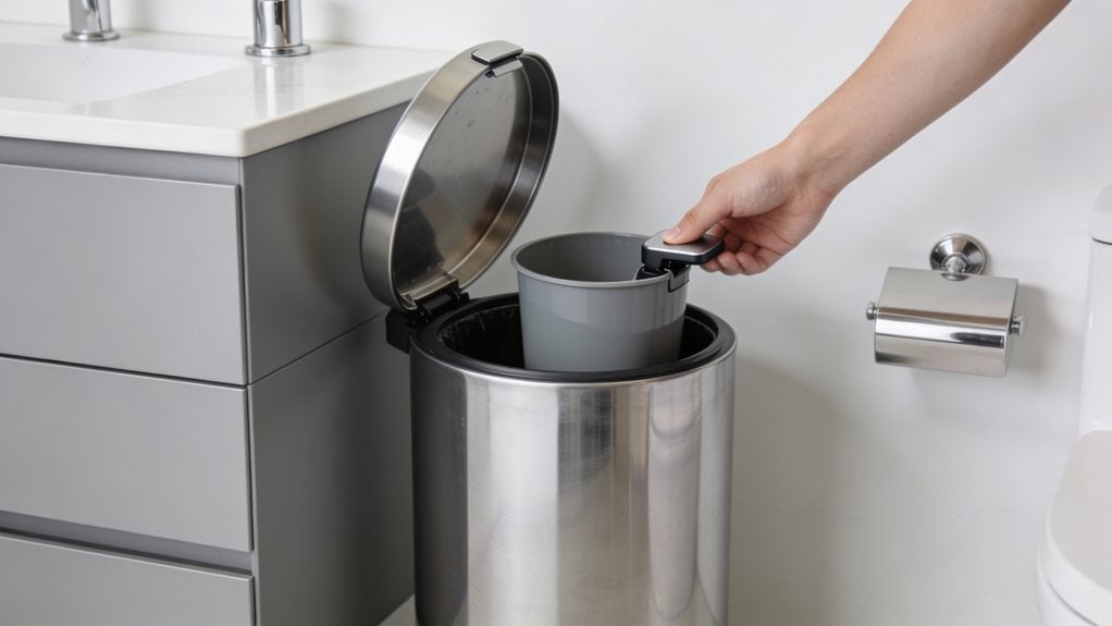 size material lid placement
