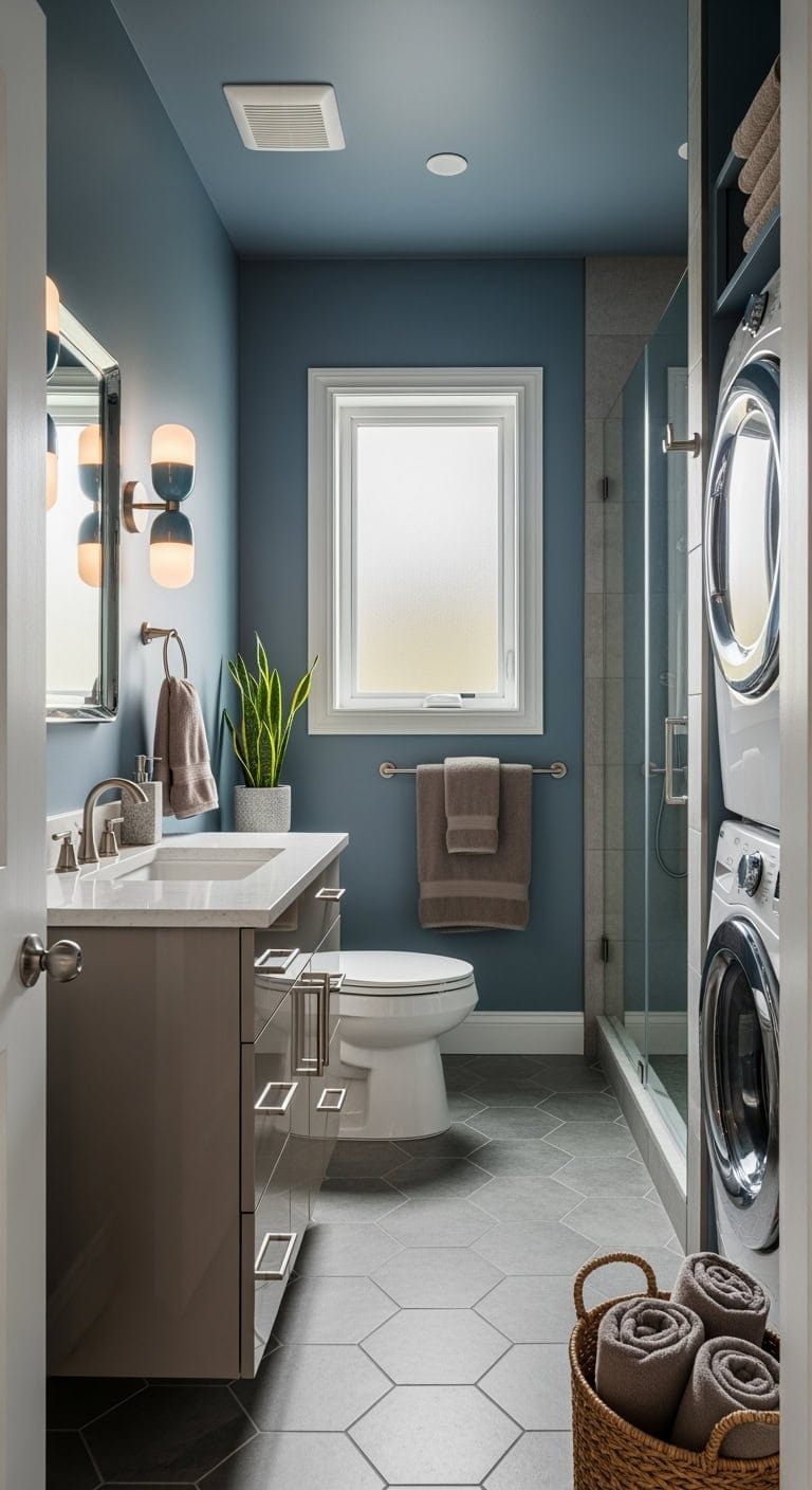 slate blue taupe chic