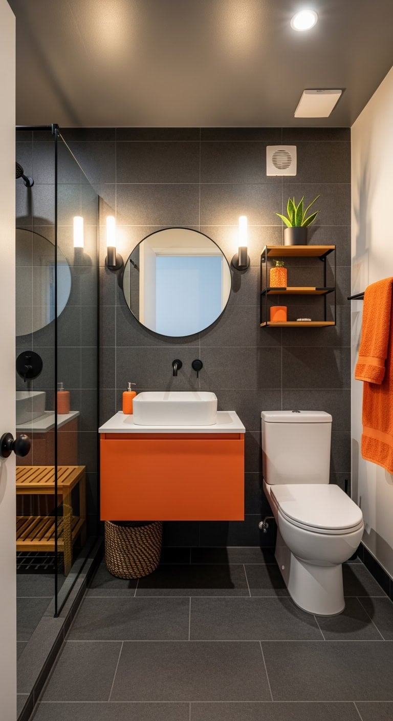 slate gray citrus urban retreat