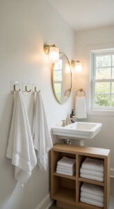 23 Small Bathroom Towel Hanging Ideas | Organized & Chic