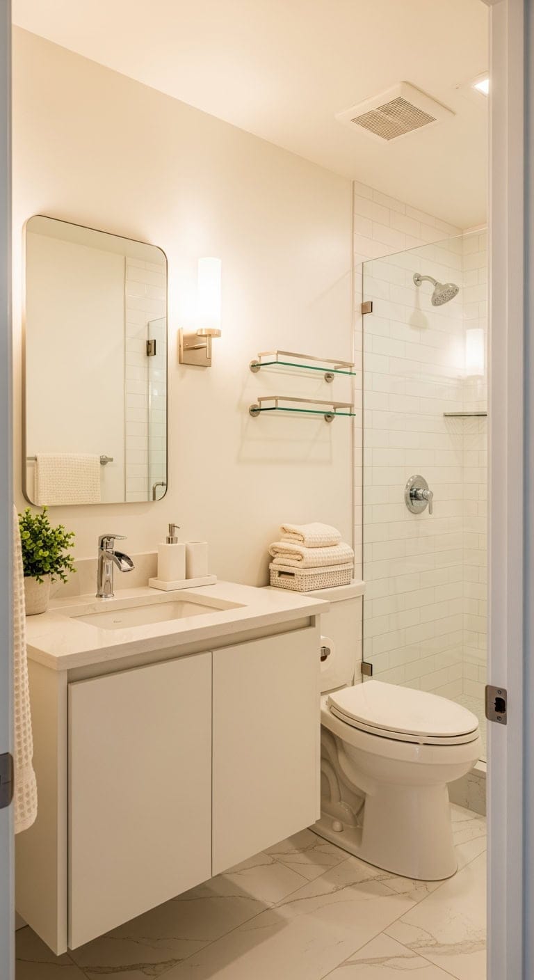 snow white minimalist spa