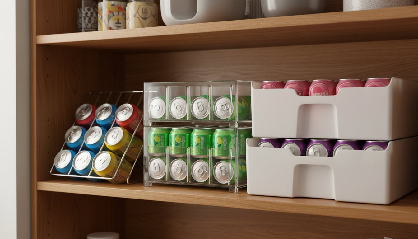 soda can storage solutions considerations