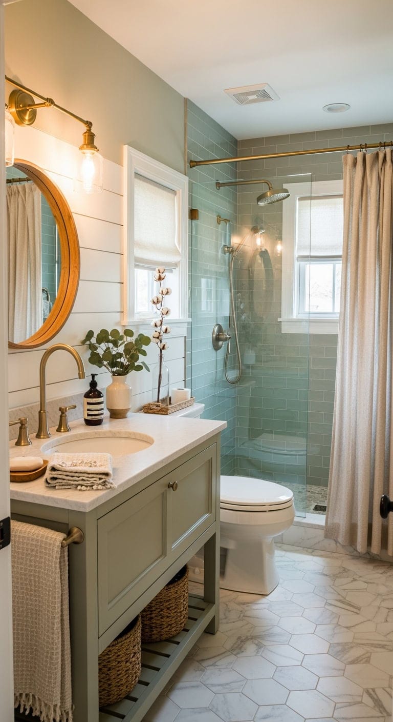 soft sage cream farmhouse charm