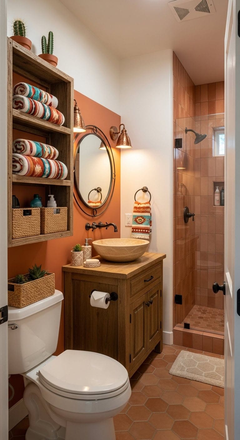 southwestern charm vertical storage