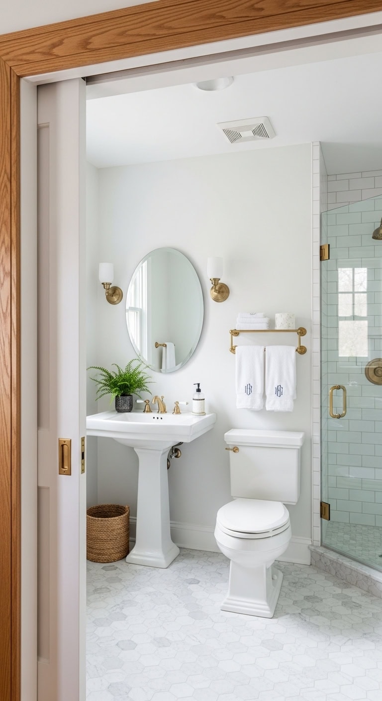 space saving traditional pocket door