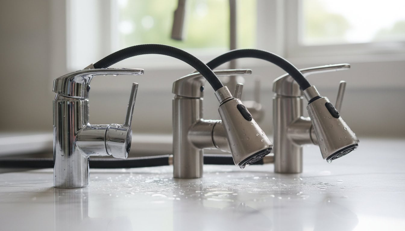 spout height reach flow spray