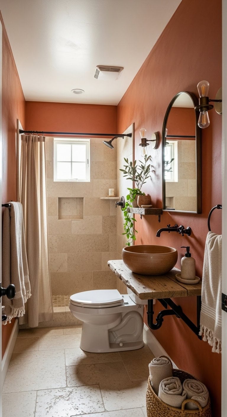 sun drenched terracotta sanctuary