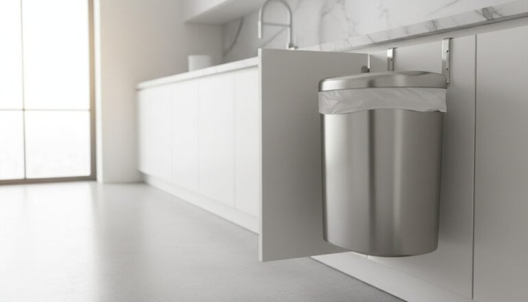 suspended trash containers space saving 2026