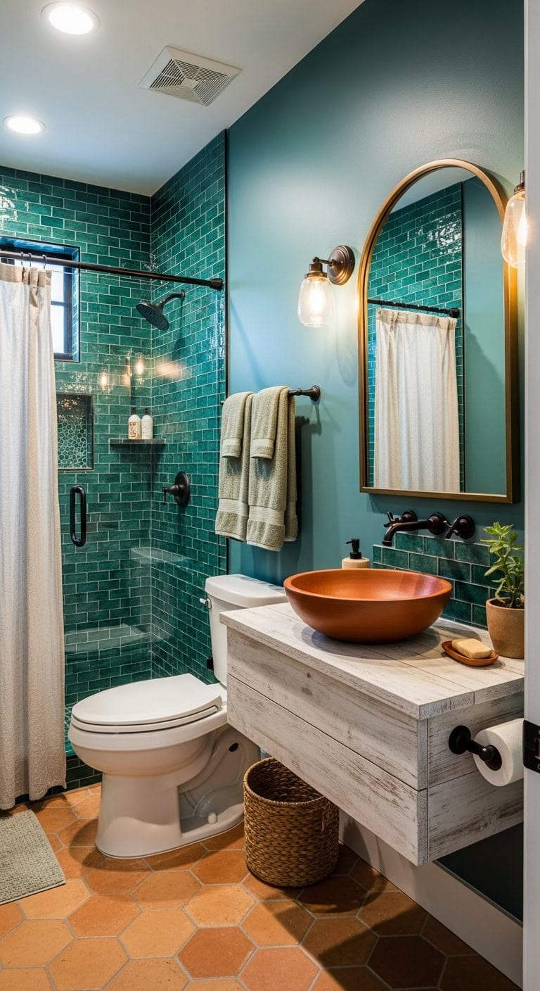 teal terracotta escape