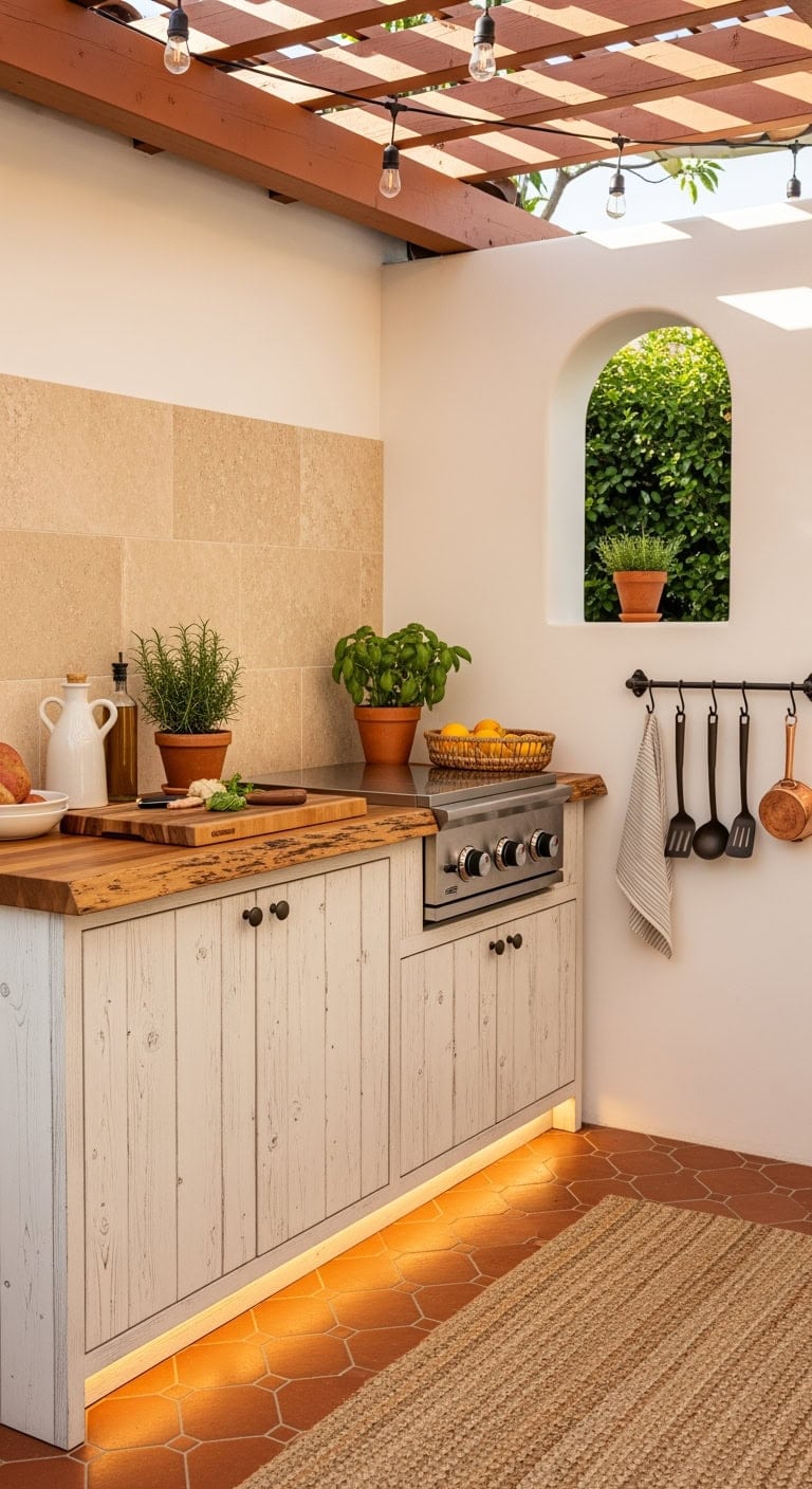 terracotta mediterranean compact grill