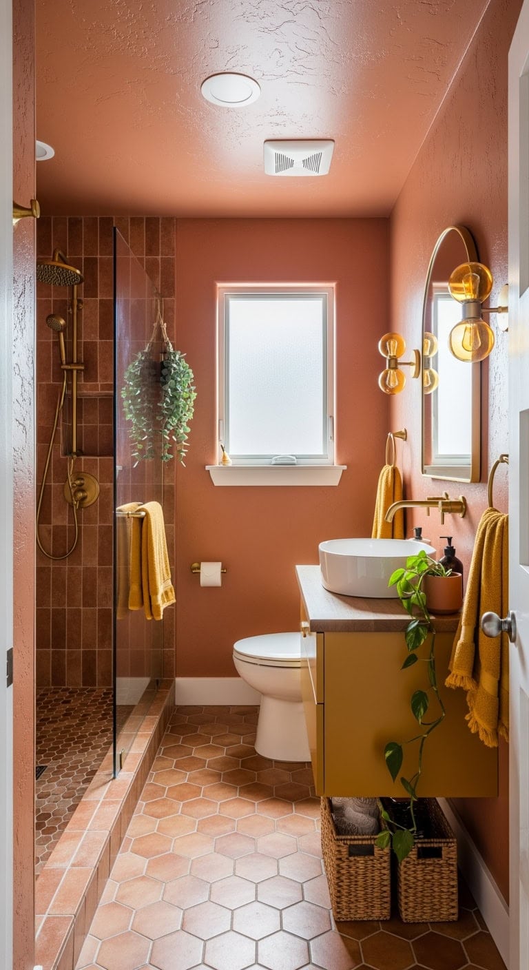 terracotta zellige mustard boho