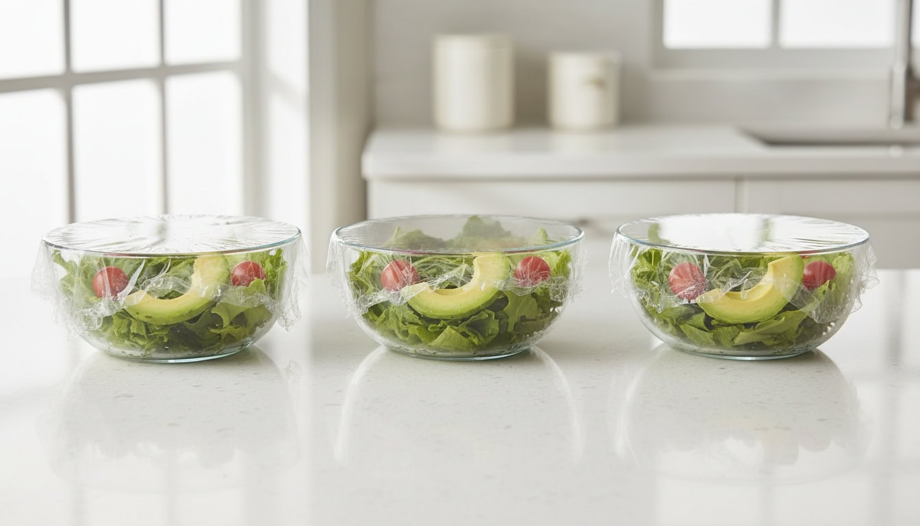 thick clingy durable plastic wrap