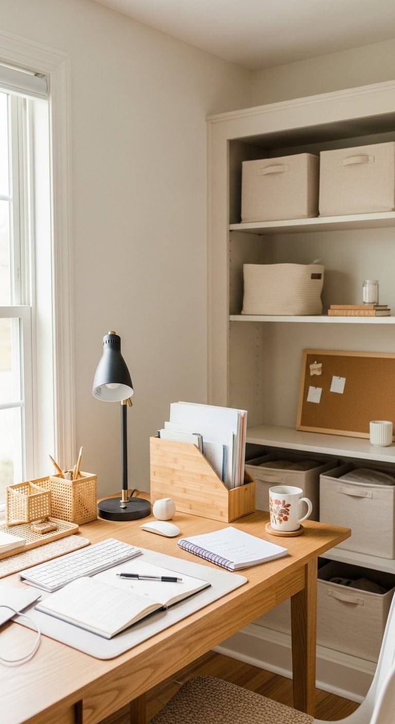 tidy calm natural efficient