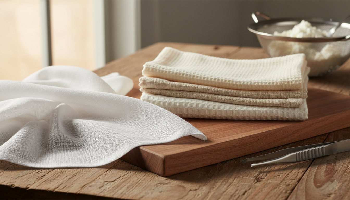 tightly woven reusable cheesecloth