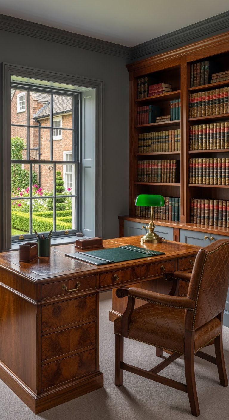 timeless vintage home office