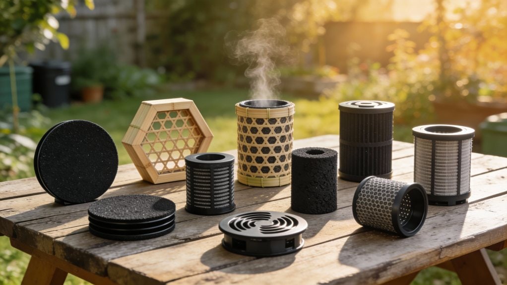 top compost bin filters