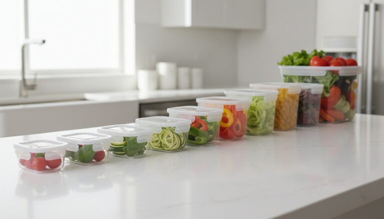 top plastic food storage