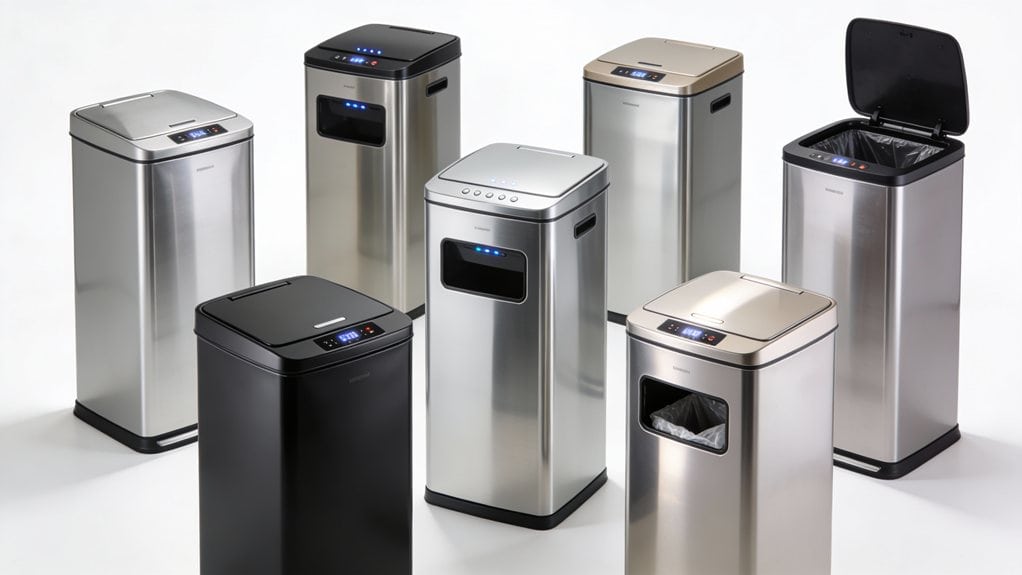 top rated sensor operated rubbish bins