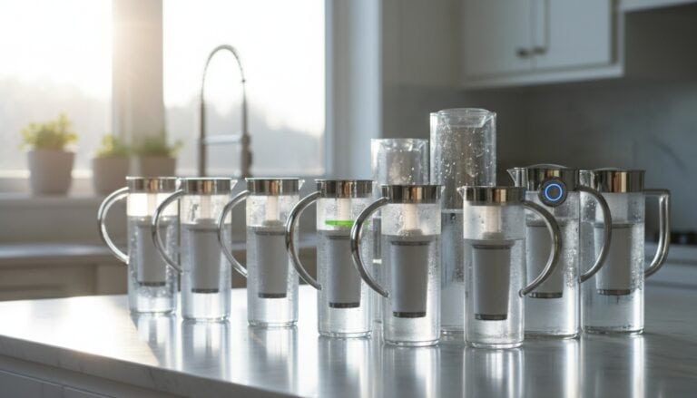 top water filter pitchers