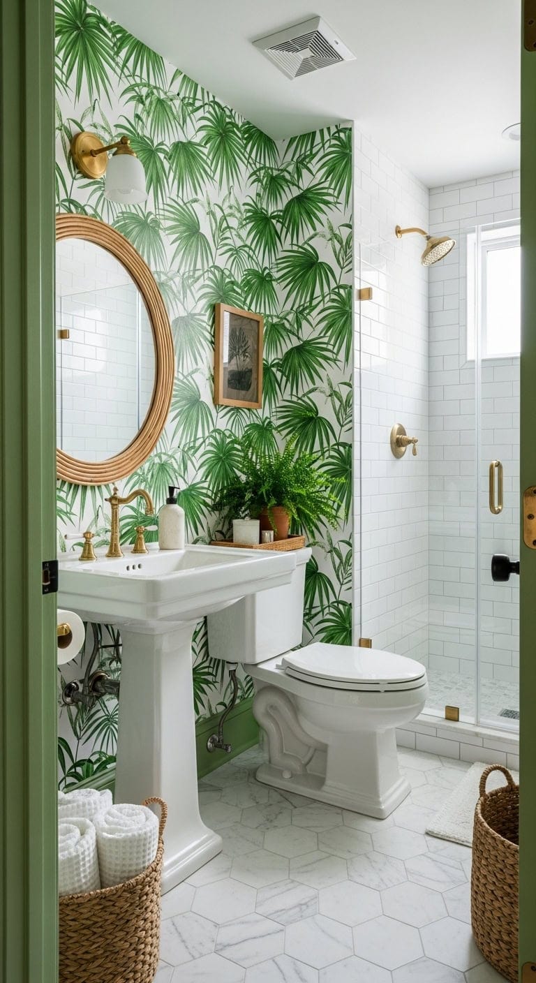 tropical palm frond elegance