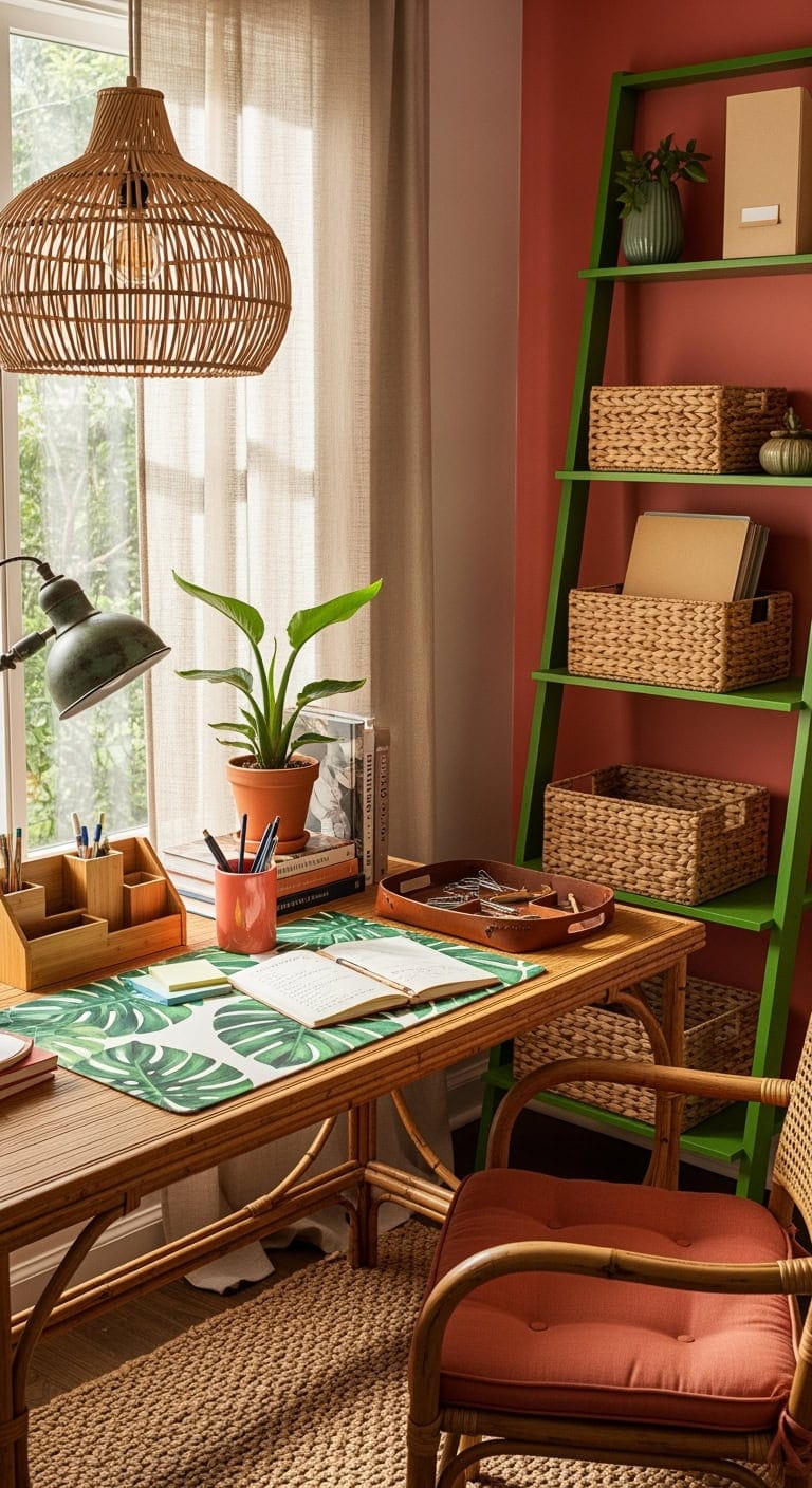 tropical palm green storage
