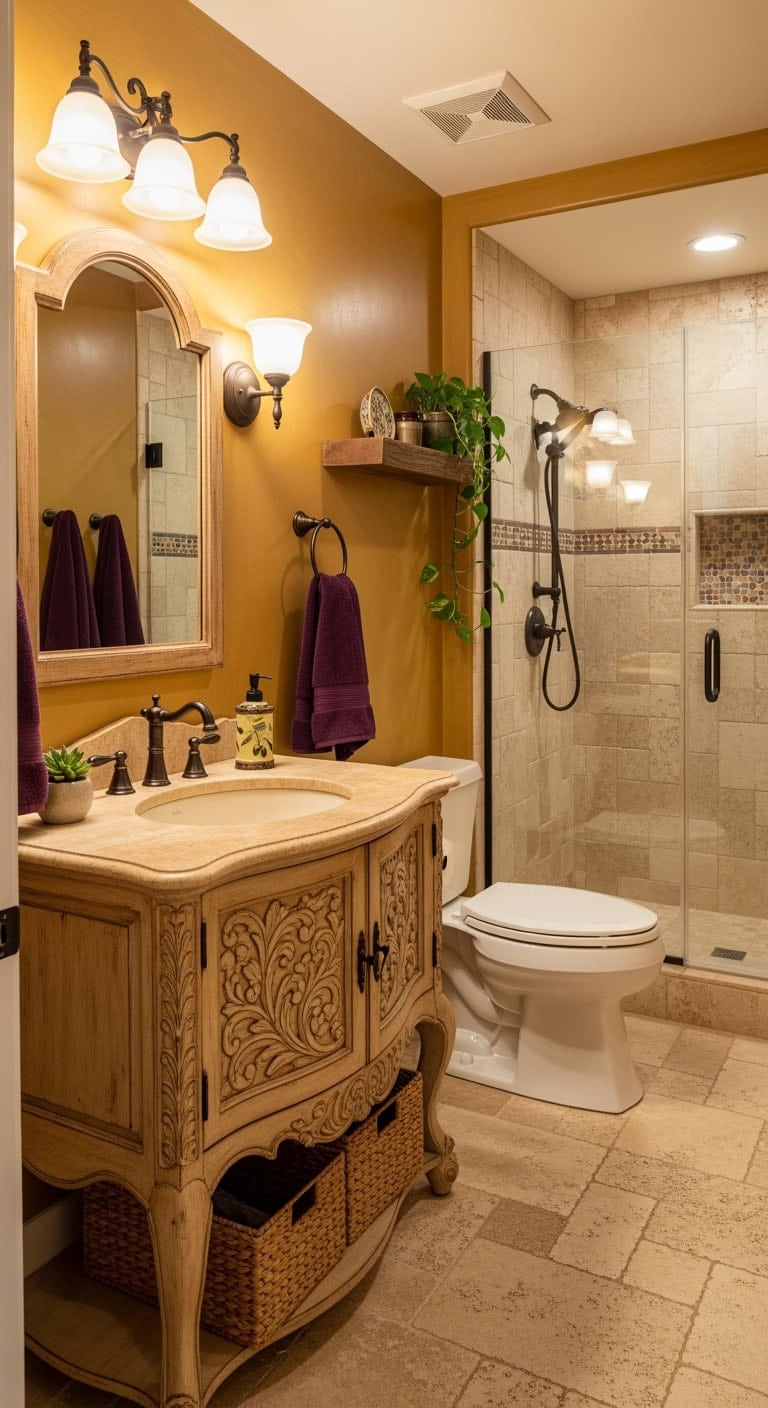 tuscan golden plum bath