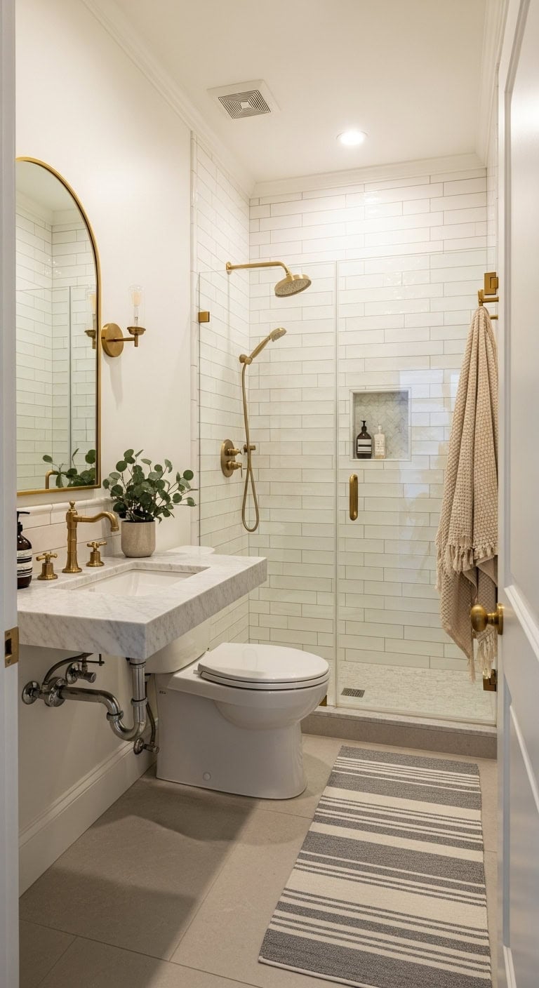 vertical tile illusion elegance