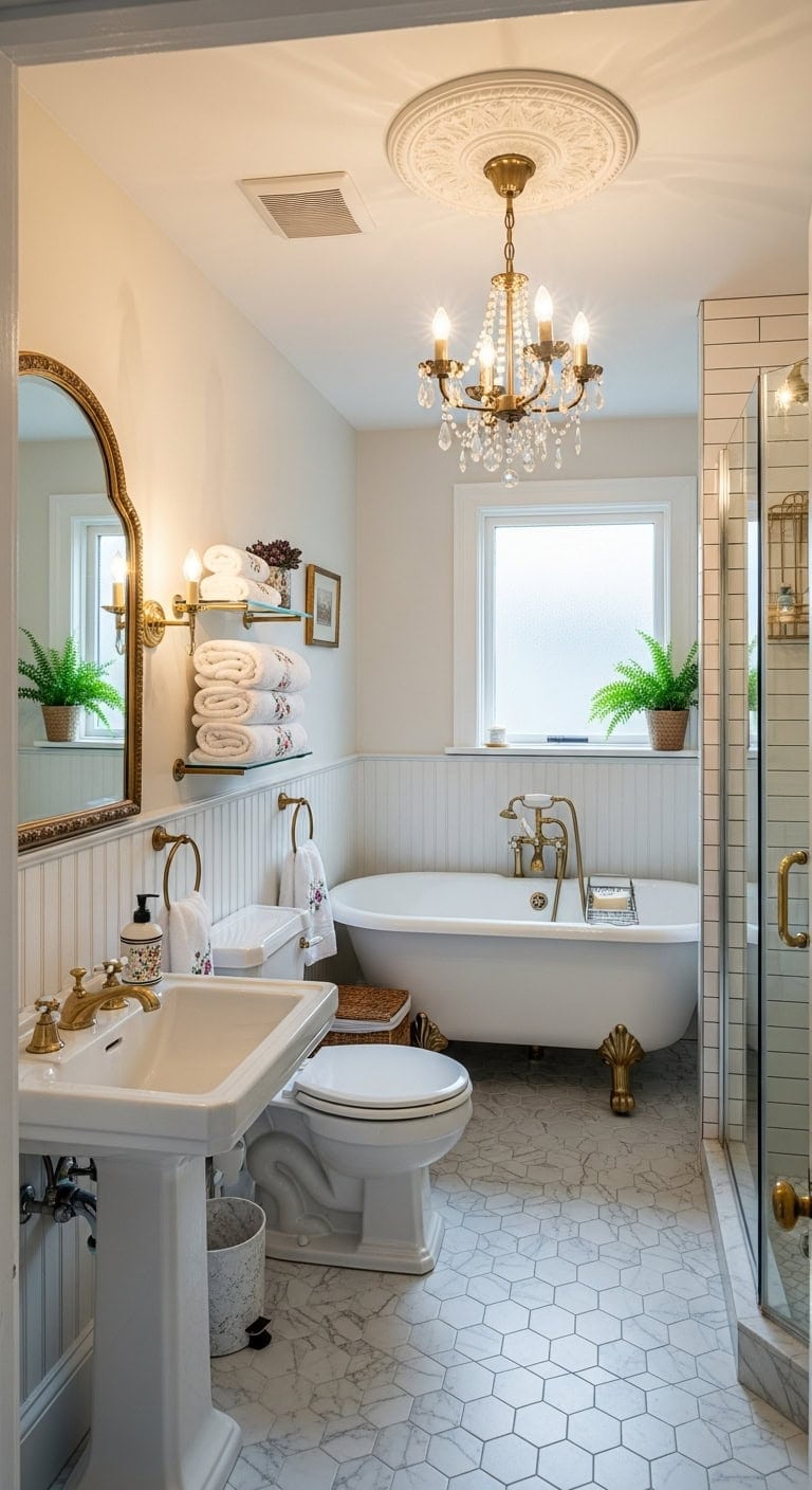 victorian elegance with crystal light