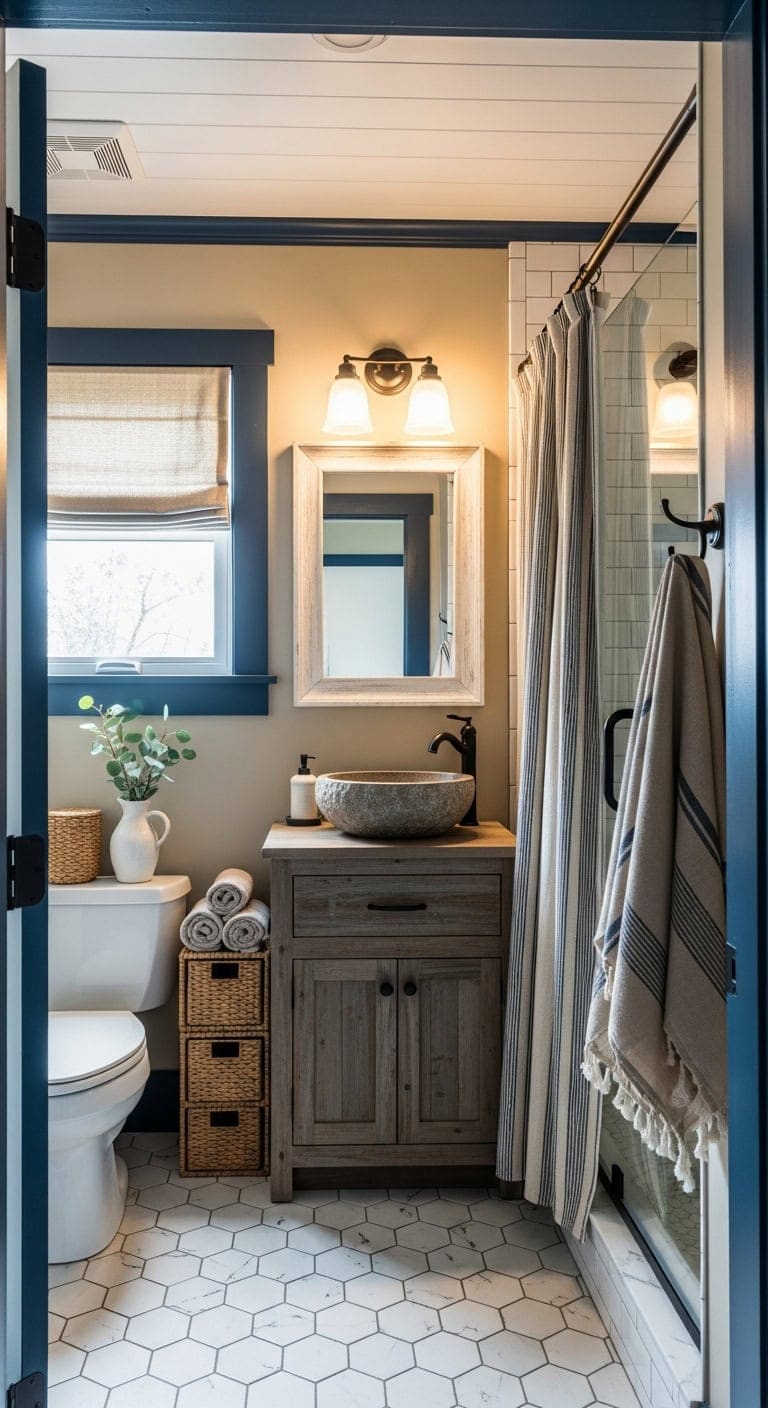 vintage grain sack charm