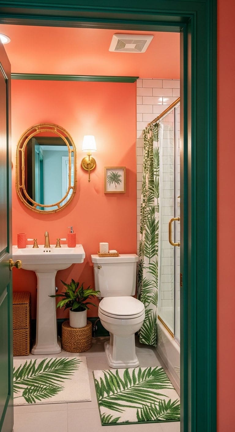 vivid coral palm retreat