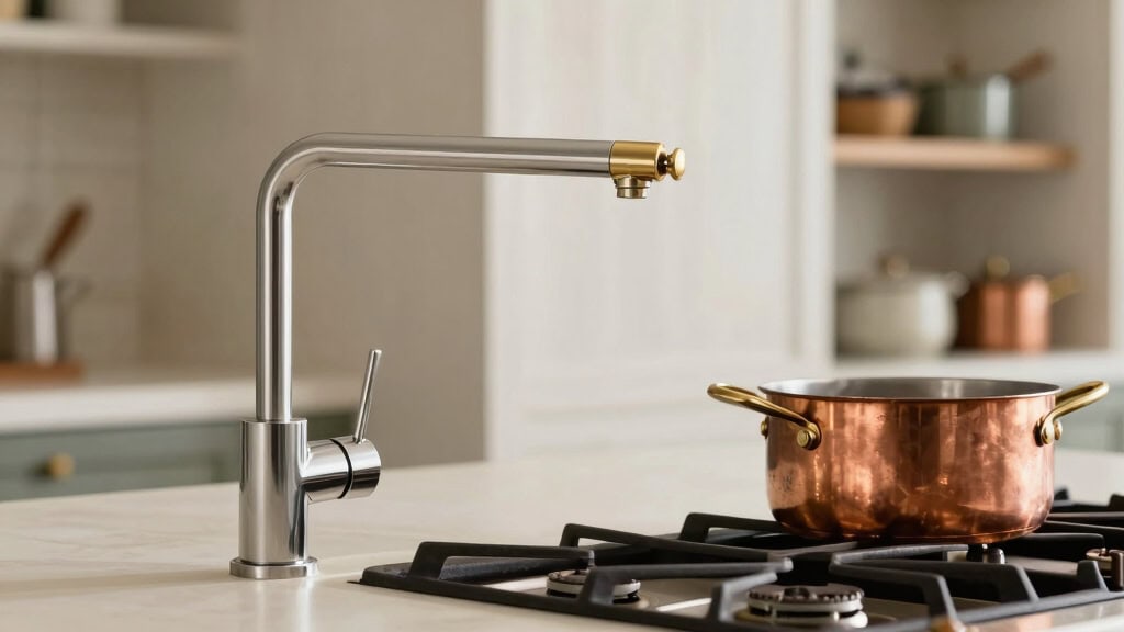 wall mount brass pot filler