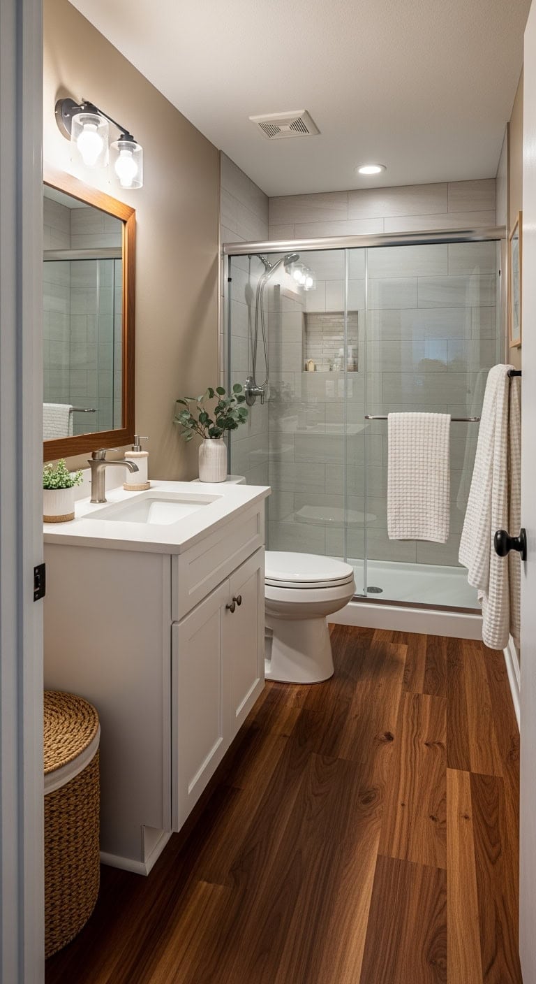 walnut look waterproof vinyl flooring