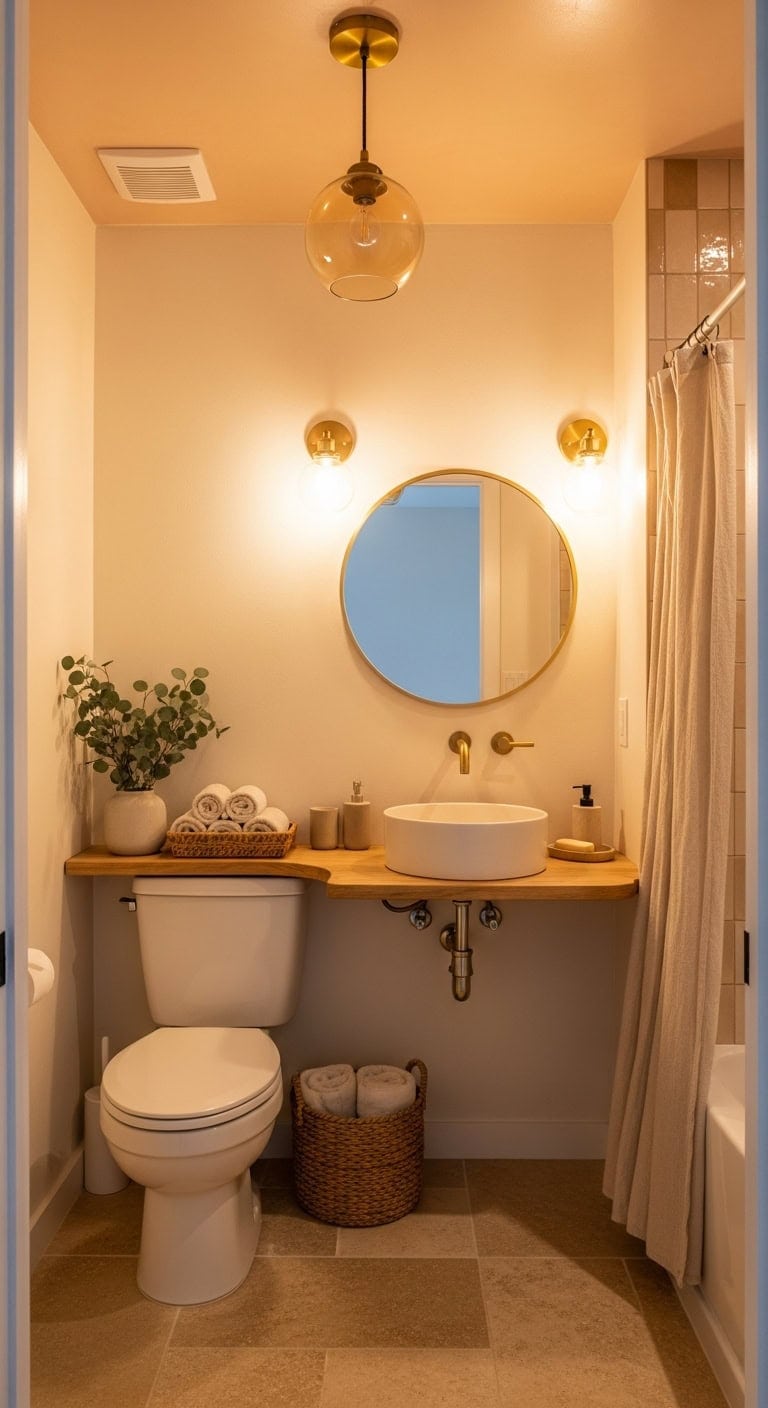 warm lighting sanctuary