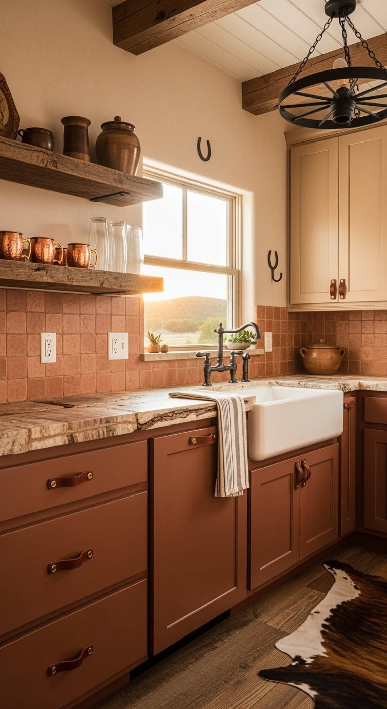 warm sienna desert sand