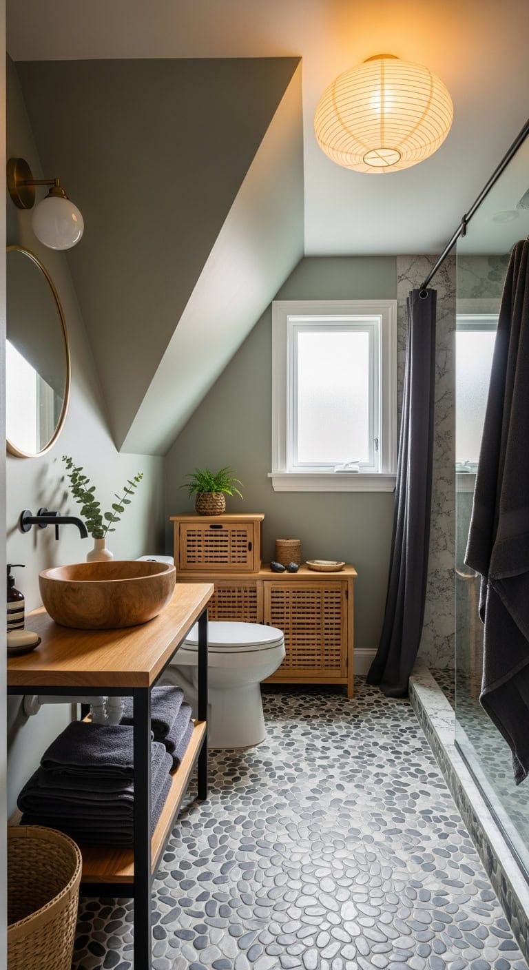 zen bamboo attic retreat