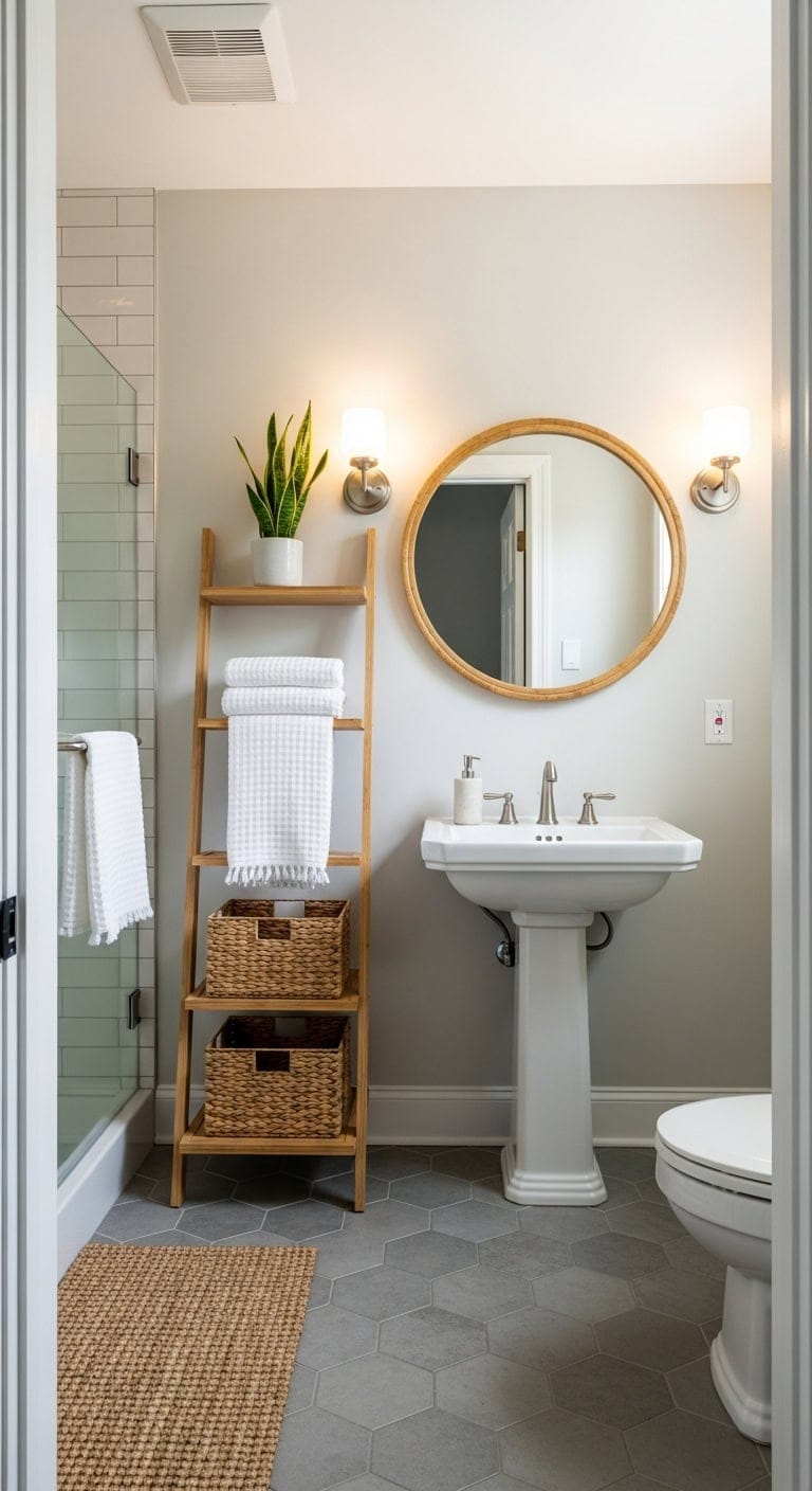 zen bamboo vertical storage