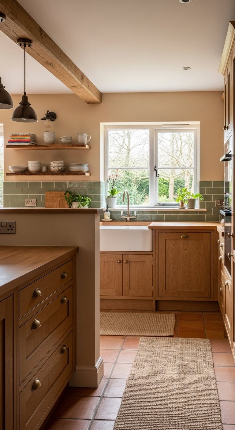 adaptive half open kitchen design for families