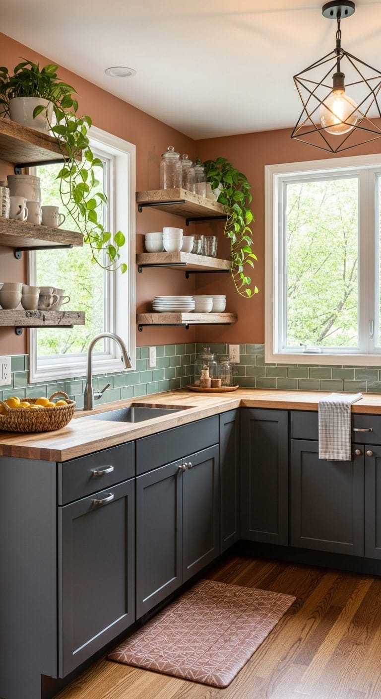 airy modern personalized kitchen storage