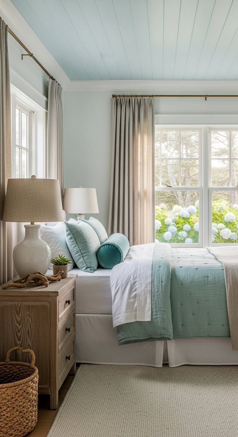 airy uplifting light aqua transformation