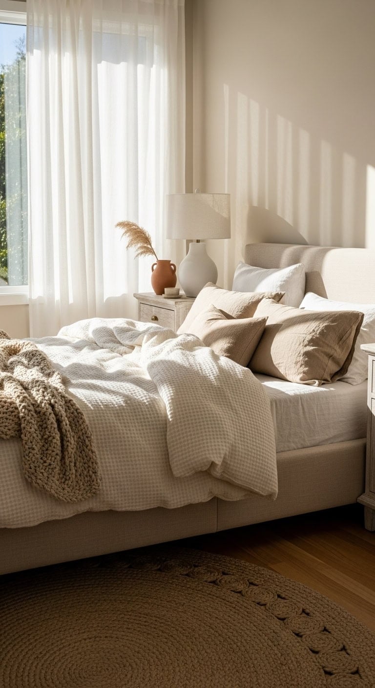 billowing light filled cozy sanctuary