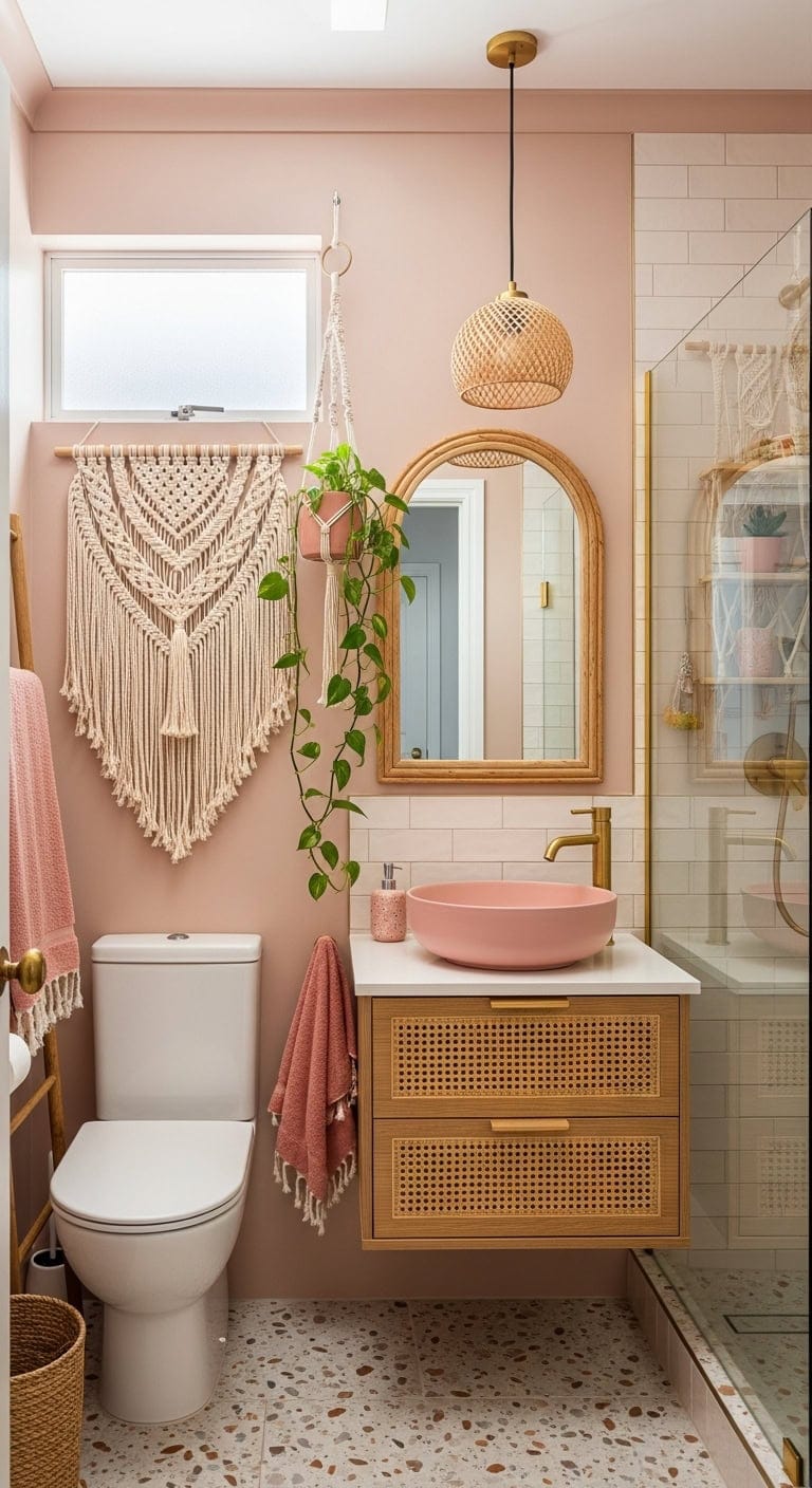 bohemian macram bathroom decor essentials