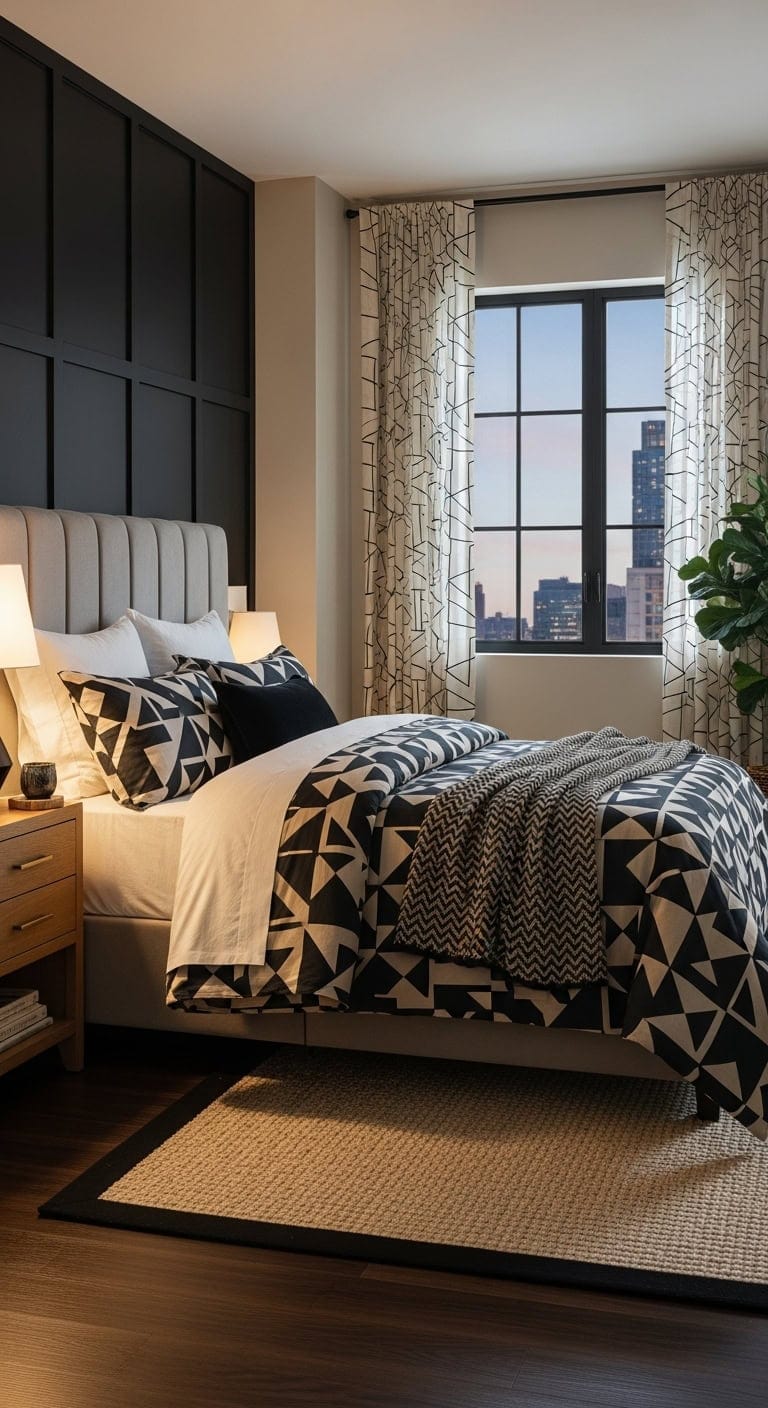 bold geometric textile patterns