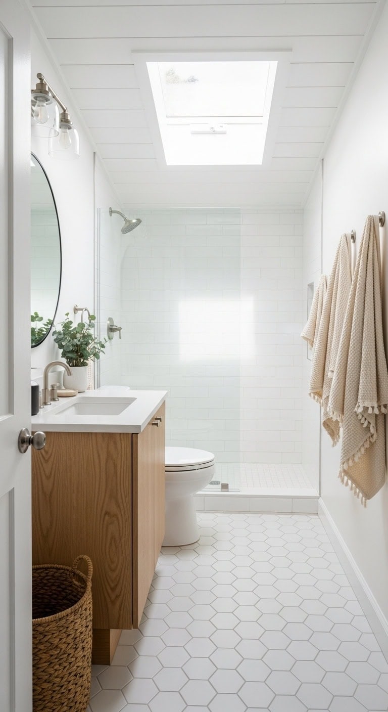 bright airy spa like california bathroom transformation