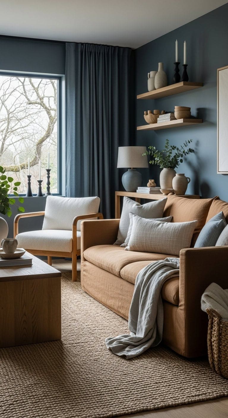 calming grounded natural wood harmony